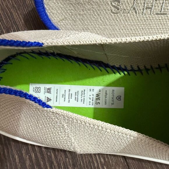 Rothy’s Women’s 6.5 Sand Slip On Sneakers Shoes - Picture 6 of 7